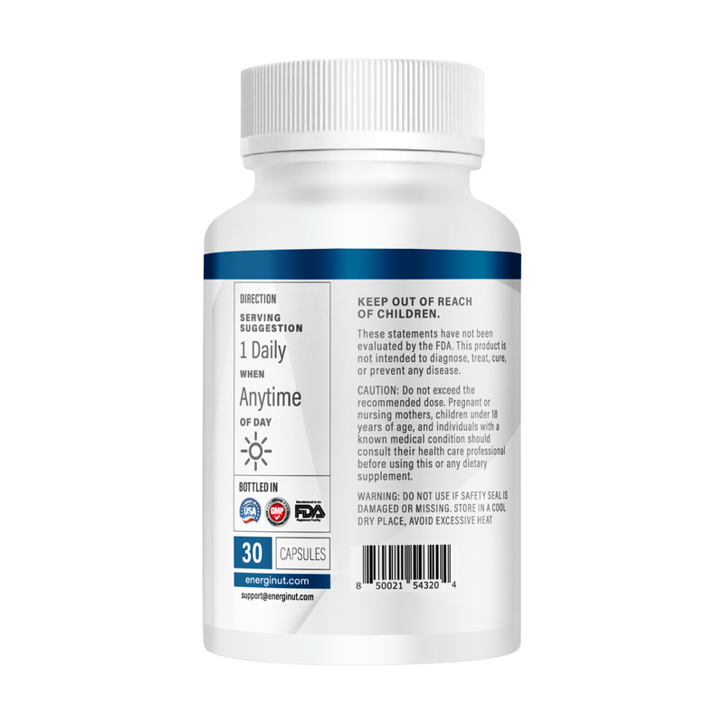 Energi Nutrition CoQ Health Supplement Lavender