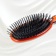 KOH-I-NOOR Beauty USA All Seasons Synthetic Pin Hair Brush - Pneumatic Cushion for Thick & Coarse Hair Hair Brush White Smoke Rose pink / Large,Coral red / Large,Petroleum Blue / Large,Rose pink / Small,Coral red / Small,Petroleum Blue / Small