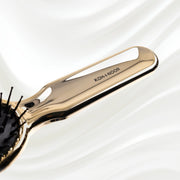KOH-I-NOOR Beauty USA Metallic Pneumatic Oval Synthetic Pin Hairbrush Hair Brush Lavender Chrome / Small,Gold / Small,Chrome / Large,Gold / Large