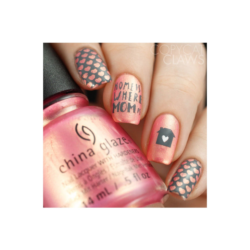 UberChic Beauty Mother's Day Stamping Plate Tan
