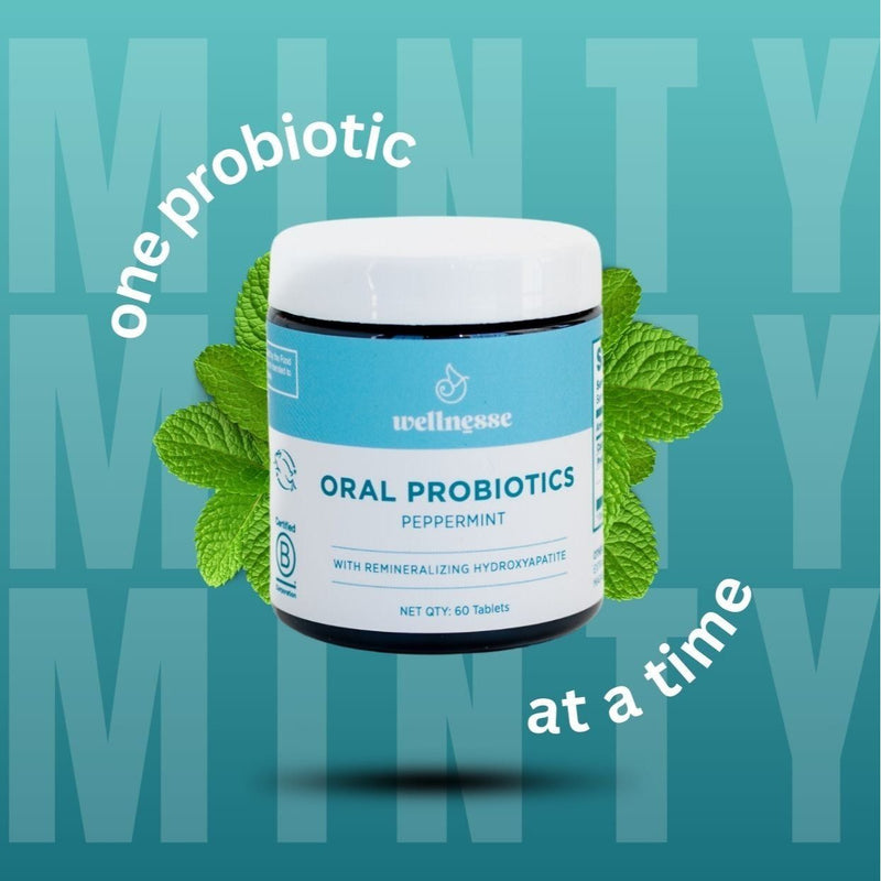 Wellnesse Oral Probiotics - 2 Pack Medium Aquamarine