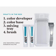 Just For Men Just For Men Brush-In Color Gel, Mustache & Beard, Jet Black M-60/ 0.5 Oz Hair Color Lavender