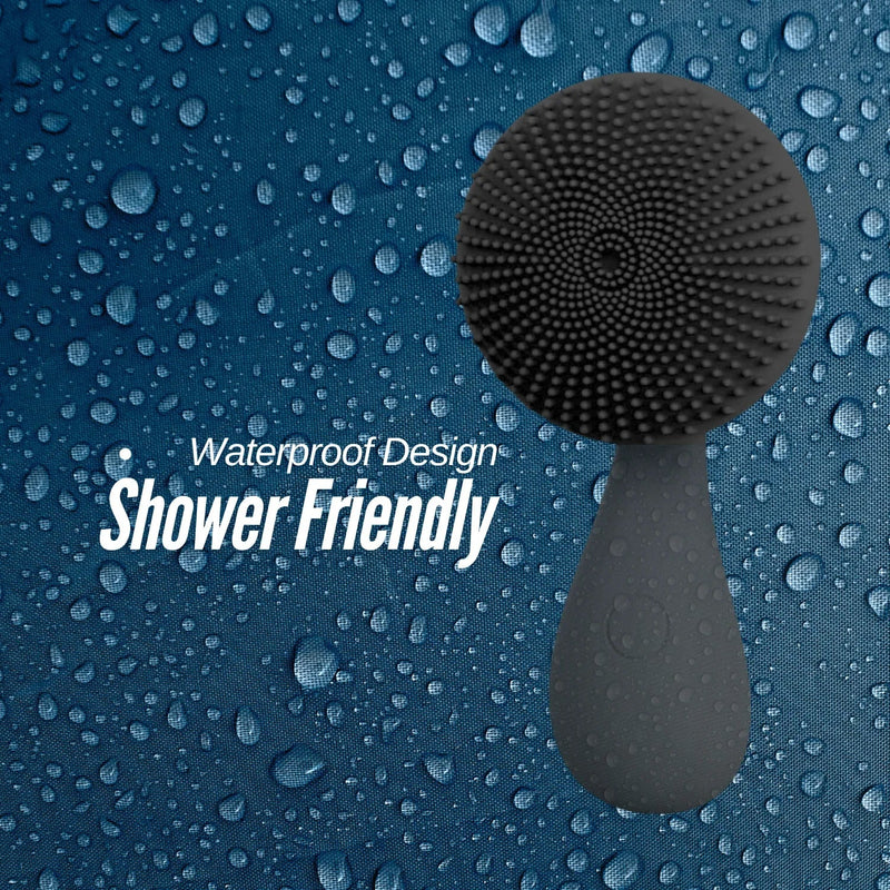 ZAQ Skin & Body Tara Sonic Facial Cleansing Brush Skin Care Dark Slate Gray Black