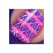 UberChic Beauty Culture Rich Stamping Plate Pale Violet Red