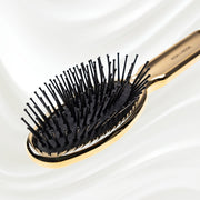 KOH-I-NOOR Beauty USA Metallic Pneumatic Oval Synthetic Pin Hairbrush Hair Brush Lavender Chrome / Small,Gold / Small,Chrome / Large,Gold / Large