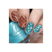 UberChic Beauty Collection 17 Stamping Plate Rosy Brown