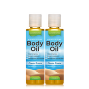 Garner's Garden Natural Body Oil - Natural Fragrance Body Oil White Smoke 4 oz Tropical Coconut Body Oil,4 oz Brown Sugar Body Oil,4 oz Ocean Breeze Body Oil