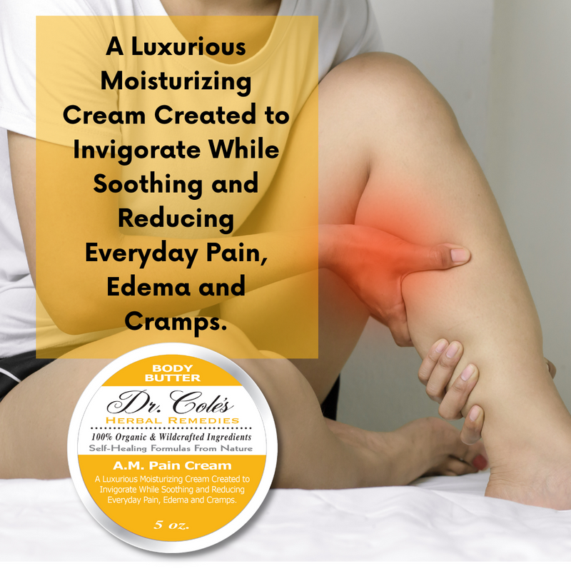 COLEHERBALS LLC 22 - Dr. Cole's A.M. Pain Cream Herbal White Smoke
