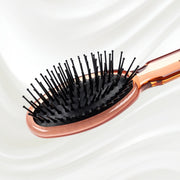 KOH-I-NOOR Beauty USA All Seasons Synthetic Pin Hair Brush - Pneumatic Cushion for Thick & Coarse Hair Hair Brush White Smoke Rose pink / Large,Coral red / Large,Petroleum Blue / Large,Rose pink / Small,Coral red / Small,Petroleum Blue / Small
