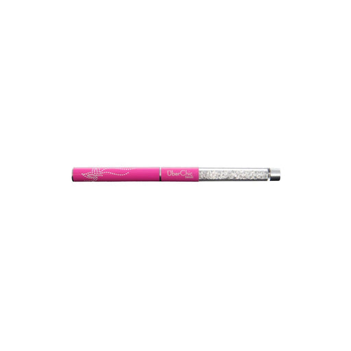 UberChic Beauty Oval Gel Clean Up Brush - Pink Brush Violet Red