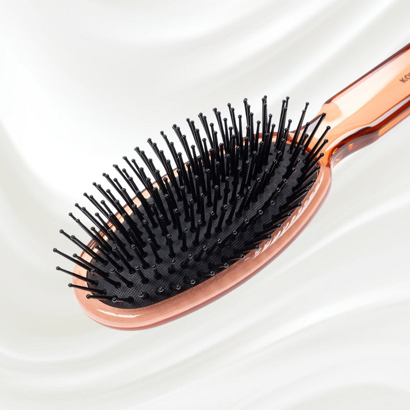 KOH-I-NOOR Beauty USA All Seasons Synthetic Pin Hair Brush - Pneumatic Cushion for Thick & Coarse Hair Hair Brush Lavender Rose pink / Large,Coral red / Large,Petroleum Blue / Large,Rose pink / Small,Coral red / Small,Petroleum Blue / Small