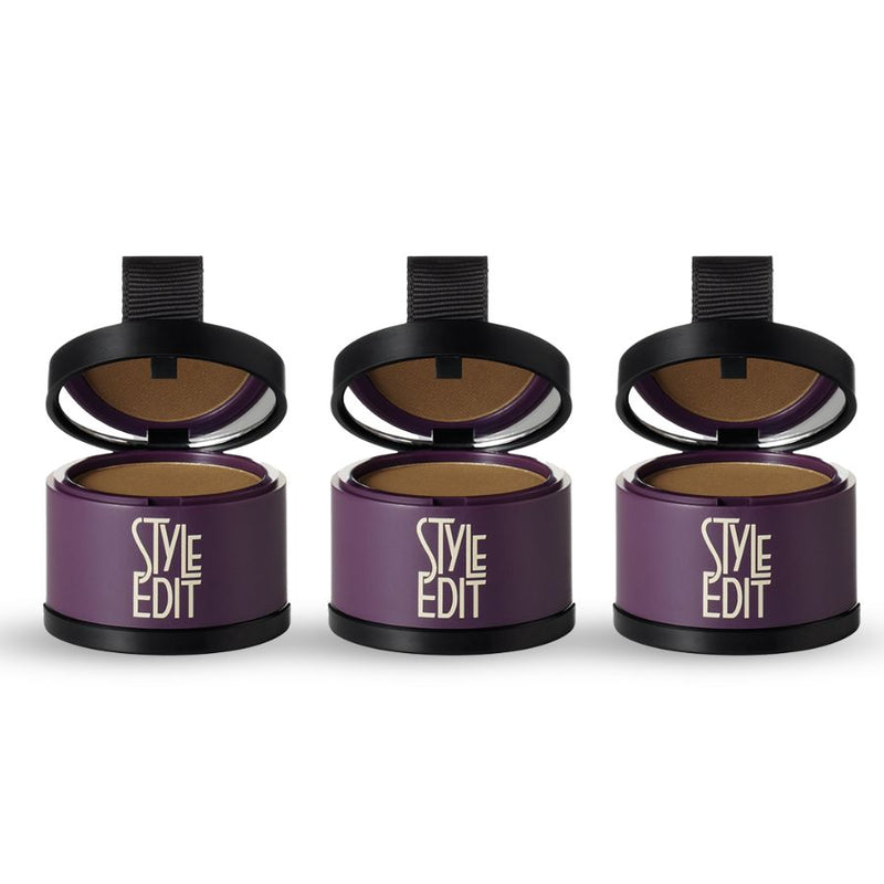 Style Edit Root Touch-Up Powder Powder White Smoke Light Brown / Pack of 3