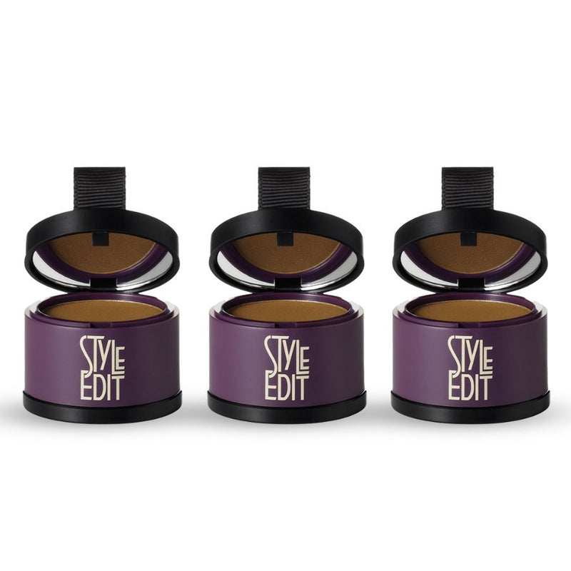 Style Edit Root Touch-Up Powder Powder White Smoke Medium Brown / Pack of 3