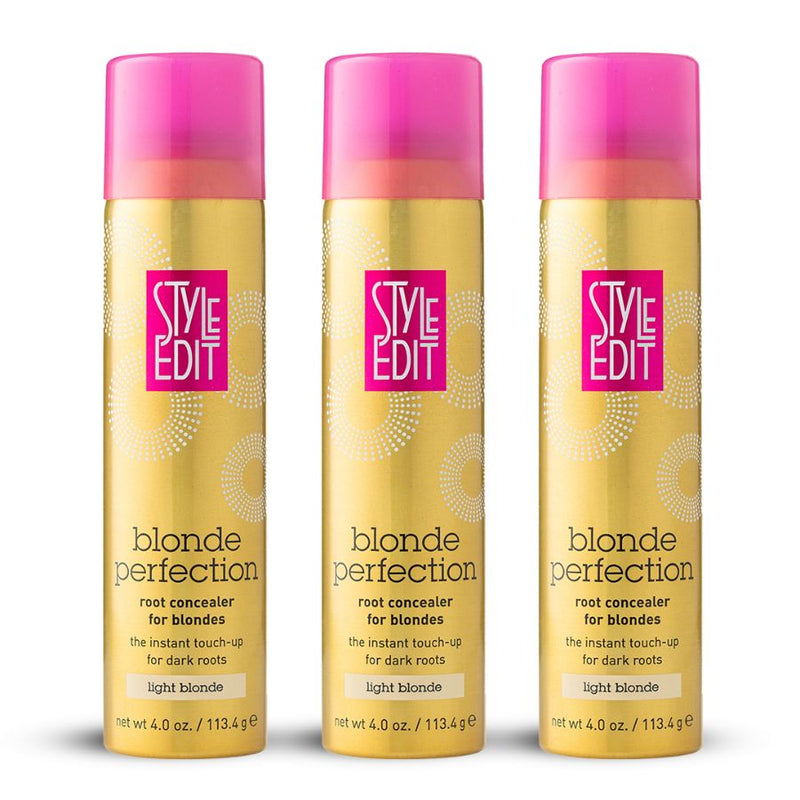 Style Edit Blonde Perfection Root Concealer Spray Spray White Smoke Light Blonde / Pack of 3