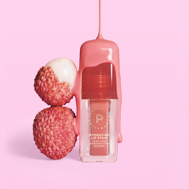 Profusion Cosmetics Lip Glaze Hydrating Lip Stain Lips Misty Rose Lychee Glaze