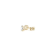 Bids.com 1/2 cttw Lab Grown Round Diamond Stud Earrings 14k Yellow Gold (G/VS2) Earrings White Smoke Yellow Gold
