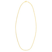 Bids.com Double Extendable Cable Chain in 14k Yellow Gold (1.40 mm) Necklaces White Smoke 18 / Yellow Gold