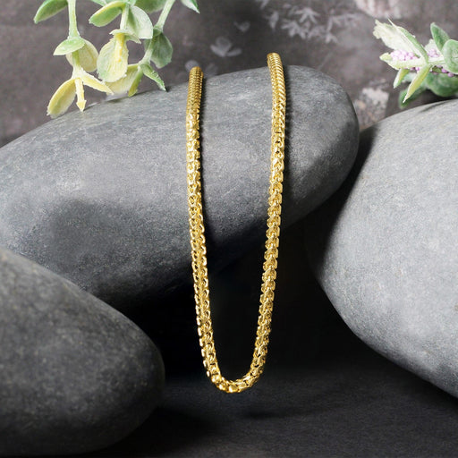 Bids.com 2.7mm 14k Yellow Solid Gold Diamond Cut Round Franco Chain Necklaces Black 20 / Yellow Gold,22 / Yellow Gold,24 / Yellow Gold