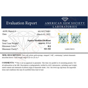 Bids.com AGS Certified 14k Yellow Gold 1/4 Cttw 4-Prong Set Princess-Cut Solitaire Diamond Push Back Stud Earrings (H-I Color, SI1-SI2 Clarity) Earrings White Smoke White Gold,Yellow.Gold