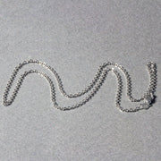 Bids.com 14k White Gold Diamond Cut Cable Link Chain 1.5mm Necklaces Dark Gray 16 / White Gold,18 / White Gold,20 / White Gold,22 / White Gold,24 / White Gold,One / White Gold