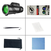 SmartPursue™ Handheld monocular telescope Mini Binoculars White Smoke Black B standard configuration / 80x100