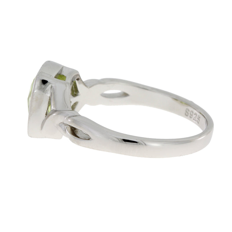 Bids.com Cubic Zirconium Ring Sterling Silver Rings White Smoke 8.0