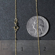 Bids.com 14k Yellow Gold Diamond Cut Cable Link Chain 1.1mm Necklaces Dark Slate Gray 13 / Yellow Gold,16 / Yellow Gold,17 / Yellow Gold,18 / Yellow Gold,20 / Yellow Gold,24 / Yellow Gold,One / Yellow Gold