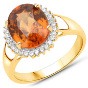 Bids.com 3.90 Carat Genuine Zircon Zanzibar and White Zircon .925 Sterling Silver Ring Rings White Smoke size 7.00,size 6.00,size 8.00,size 9.00