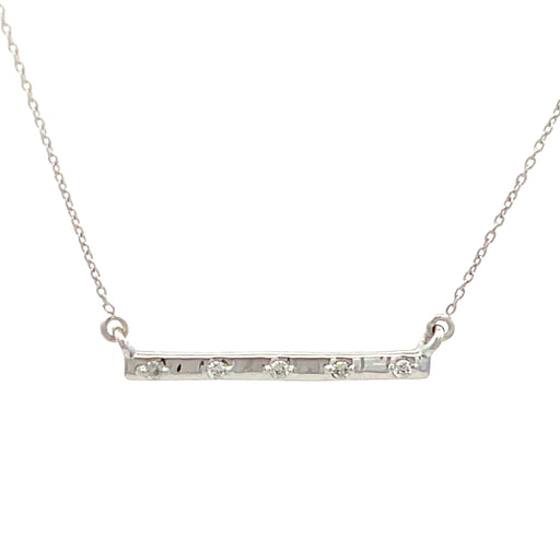 Bids.com .05ct Diamond Fashion Pendants 14KT White Gold Pendants White Smoke 18