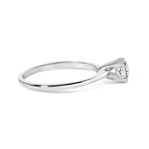 Bids.com 14K White Gold 1/2 Cttw Round Lab Grown Diamond 4 Prong Solitaire Engagement Ring (F-G Color, VS2-SI1 Clarity) - Size 7 Rings White Smoke 7 / White.Gold,9 / White.Gold,6 / White.Gold,8 / White.Gold,5 / White.Gold