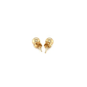 Bids.com 14k Yellow Gold Round Stud Earrings (5.0 mm) Earrings White Smoke Yellow Gold