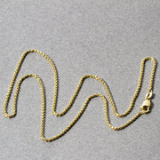 Bids.com 14k Yellow Gold Round Box Chain 1.35 mm Necklaces Gray 16 / Yellow Gold,18 / Yellow Gold,20 / Yellow Gold