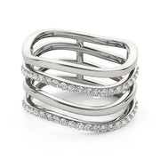 Bids.com 14k White Gold Multiple Band Design Ring with Diamonds (3/8 cttw) Rings White Smoke 3 / White Gold,3.5 / White Gold,4 / White Gold,4.5 / White Gold,5 / White Gold,5.5 / White Gold,6 / White Gold,6.5 / White Gold,7 / White Gold,7.5 / White Gold,8 / White Gold,8.5 / White Gold,9 / White Gold,10 / White Gold