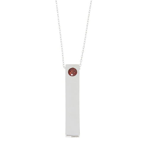 Bids.com Garnet Fashion Pendants Sterling Silver Pendants White Smoke 18