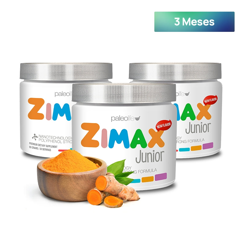 Paleolife Crecimiento Vital Zimax Junior ¡ANTIOXIDANTE NATURAL NUEVO! White Smoke 3 Meses