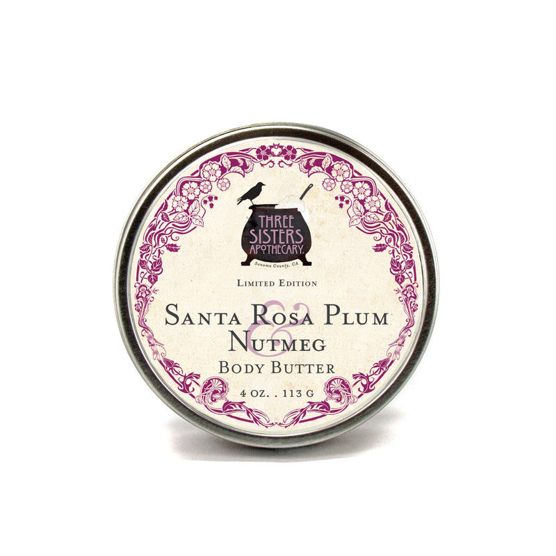 Soap Cauldron Body Butter Santa Rosa Plum & Nutmeg Body Butter White Smoke 4 oz