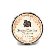 Soap Cauldron Body Butter Sweet Orange & Coconut White Smoke 4 oz.