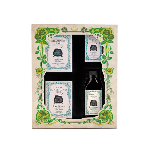 Soap Cauldron Boxed Gift Set Hair Care Haircare Black Lavender Tea Tree