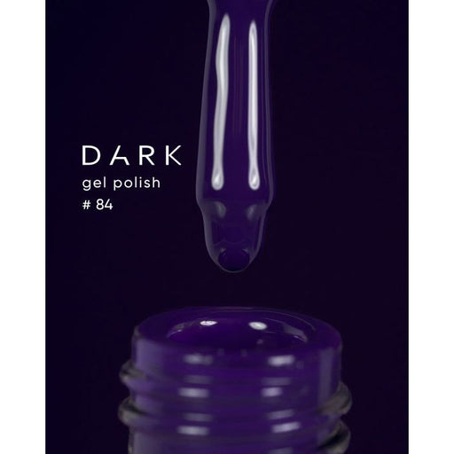 nbmsupply Dark gel polish (new collection) 84, 10 ml color84 Black