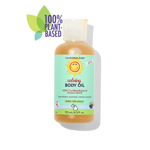 California Baby Calming™ Body Oil Massage Oil White Smoke 4.5oz/133mL