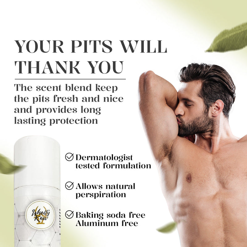 WhollyKaw Dermatologist Tested Deodorant — Aluminum & Baking Soda Free | WhollyKaw Deodorant Light Gray Pack of 1,Pack of 2,Pack of 4,Pack of 6