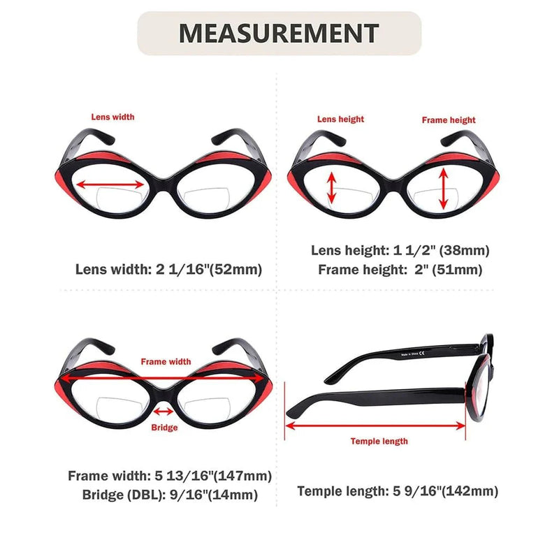 eyekeeper.com 4 Pack Artistic Bifocal Reading Glasses Oval Design Readers BR2128 Eyeglasses White Smoke 4 Pairs Mix / +1.00,4 Pairs Mix / +1.50,4 Pairs Mix / +2.00,4 Pairs Mix / +2.50,4 Pairs Mix / +3.00,4 Pairs Mix / +3.50
