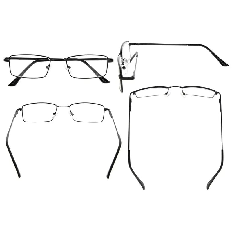 eyekeeper.com 4 Pack Bendable Memory Metal Bridge Reading Glasses R1709 Eyeglasses White Smoke 4 Pairs Mix / +0.50,4 Pairs Mix / +0.75,4 Pairs Mix / +1.00,4 Pairs Mix / +1.25