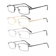 eyekeeper.com 4 Pack Bendable Memory Metal Bridge Reading Glasses R1709 Eyeglasses White Smoke 4 Pairs Mix / +0.50,4 Pairs Mix / +0.75,4 Pairs Mix / +1.00,4 Pairs Mix / +1.25