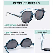 eyekeeper.com 4 Pack Bifocal Sunglasses Vintage Sunshine Readers SBR2016 Sunglasses White Smoke 4 Pairs Mix / +1.00,4 Pairs Mix / +1.50,4 Pairs Mix / +2.00,4 Pairs Mix / +2.50,4 Pairs Mix / +3.00,4 Pairs Mix / +3.50