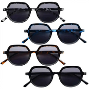 eyekeeper.com 4 Pack Bifocal Sunglasses Vintage Sunshine Readers SBR2016 Sunglasses White Smoke 4 Pairs Mix / +1.00,4 Pairs Mix / +1.50,4 Pairs Mix / +2.00,4 Pairs Mix / +2.50,4 Pairs Mix / +3.00,4 Pairs Mix / +3.50