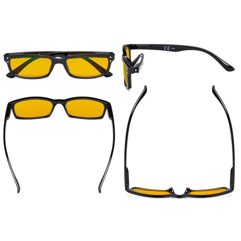 eyekeeper.com 4 Pack Blue Light Blocking Reading Glasses HP103 Eyeglasses White Smoke 2Black-2Tortoise / without magnification,2Black-2Tortoise / +0.50,2Black-2Tortoise / +0.75,2Black-2Tortoise / +1.25,2Black-2Tortoise / +1.75,2Black-2Tortoise / +3.00
