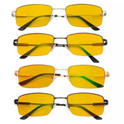 eyekeeper.com 4 Pack Blue Light Blocking Reading Glasses HPCG1702 Eyeglasses White Smoke 4 Pairs Mix / without magnification,4 Pairs Mix / +0.50,4 Pairs Mix / +0.75,4 Pairs Mix / +1.00,4 Pairs Mix / +1.25,4 Pairs Mix / +1.50,4 Pairs Mix / +1.75,4 Pairs Mix / +2.00