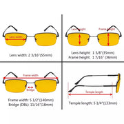 eyekeeper.com 4 Pack Blue Light Blocking Reading Glasses HPCG1702 Eyeglasses White Smoke 4 Pairs Mix / without magnification,4 Pairs Mix / +0.50,4 Pairs Mix / +0.75,4 Pairs Mix / +1.00,4 Pairs Mix / +1.25,4 Pairs Mix / +1.50,4 Pairs Mix / +1.75,4 Pairs Mix / +2.00