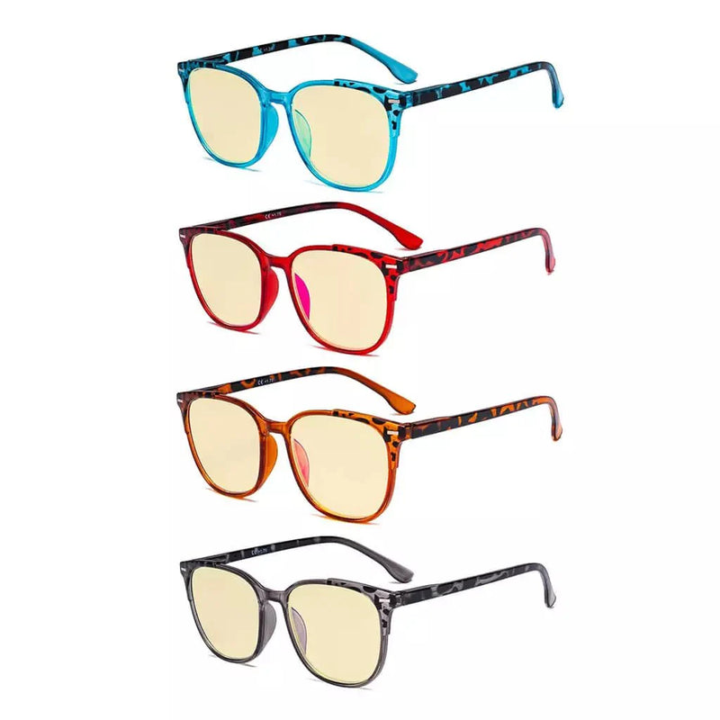 eyekeeper.com 4 Pack Blue Light Filter Browline Glass Hipster Style TM9001D Eyeglasses White Smoke 4 Pairs Mix / without magnification,4 Pairs Mix / +0.50,4 Pairs Mix / +0.75,4 Pairs Mix / +1.00,4 Pairs Mix / +1.25,4 Pairs Mix / +1.50,4 Pairs Mix / +1.75,4 Pairs Mix / +2.00,4 Pairs Mix / +2.50,4 Pairs Mix / +3.00